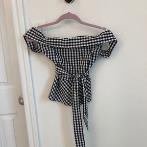 Checkered blouse